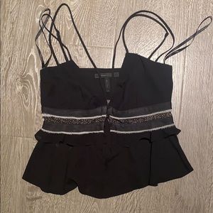 BCBG MAXAZRIA cropped top